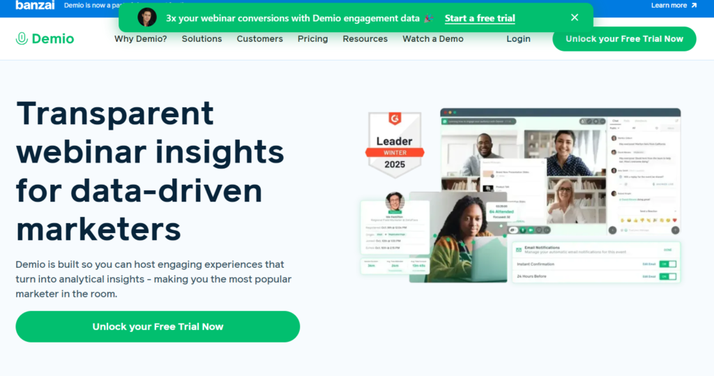 Demio website Demio website