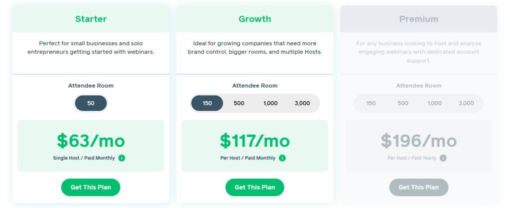 Demio Pricing Demio Pricing