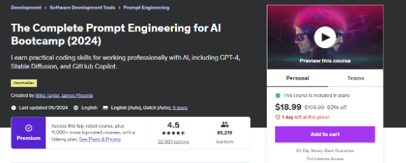 The Complete Prompt Engineering for AI Bootcamp The Complete Prompt Engineering for AI Bootcamp