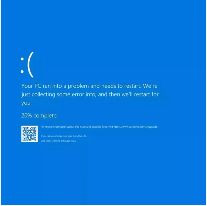 Blue Screen of Death Error Blue Screen of Death Error