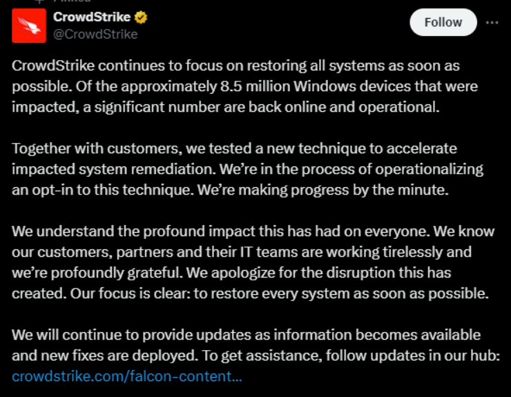 Crowdstrike On Microsoft Crowdstrike On Microsoft